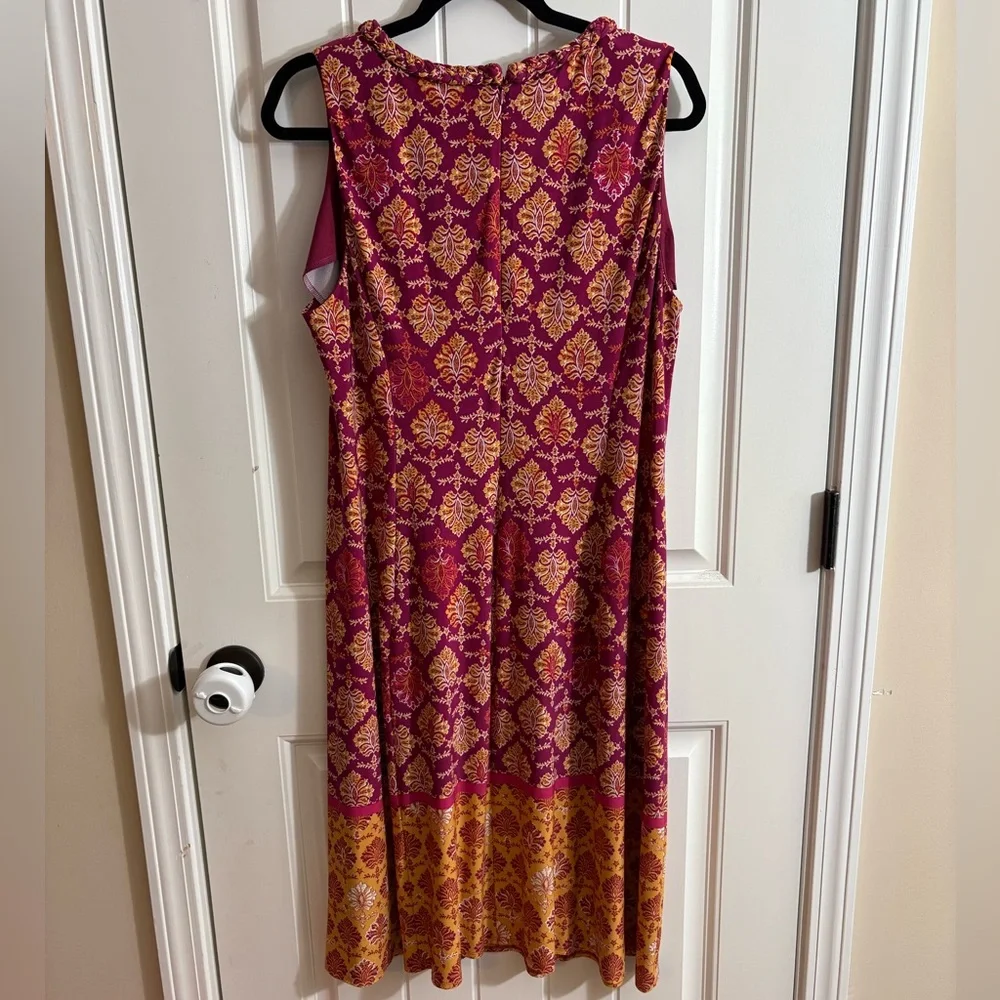 Cyndie Jersey Knee Length Wisp Dress - Size 16W - Great Condition - Picture 4 of 5